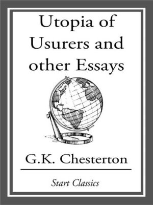 cover image of Utopia of Usurers and other Essays